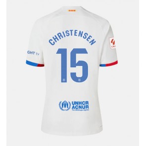 Barcelona Andreas Christensen #15 Replica Away Stadium Shirt for Women 2023-24 Short Sleeve